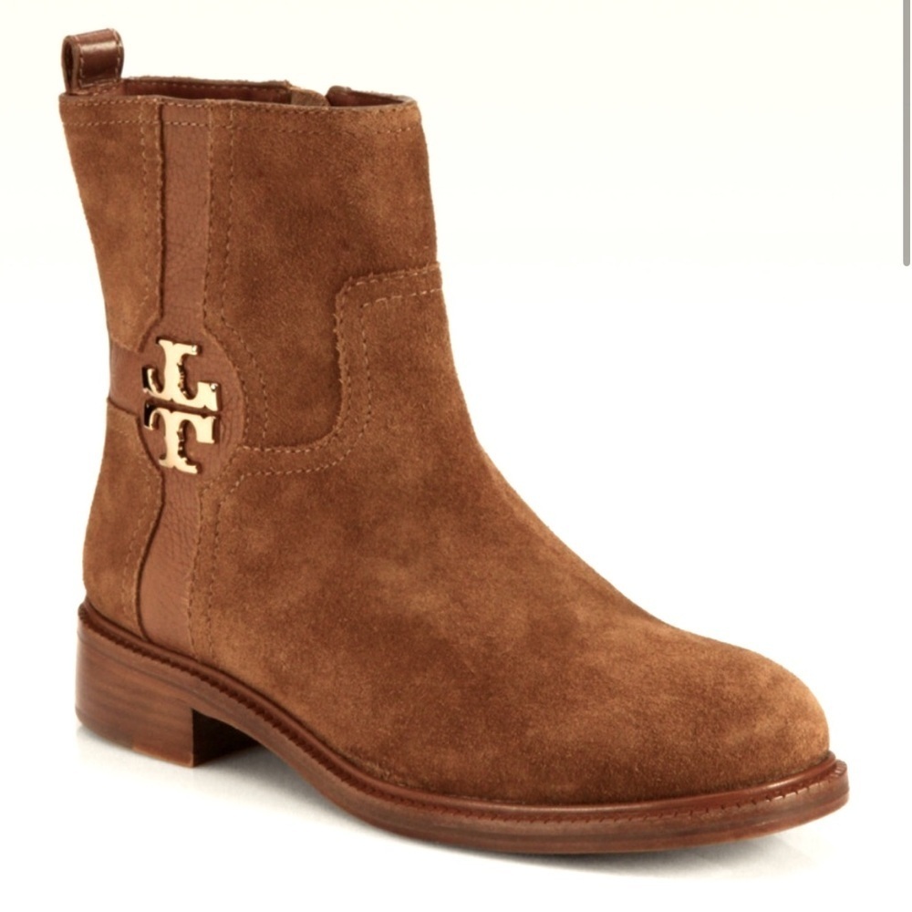 Tory Burch Brown Ankle Boots 9.5